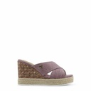 U.S. Polo Luxus Damen Schuhe Keilpumps Violett Shoes Sommerschuhe Gr.39