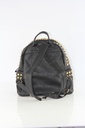 Designer Beutel,Tasche im aktuellen Design, Rucksack, Backpack, Schwarz Metall