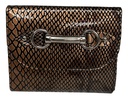 Damen Geldbeutel Portemonnaie Muster Schwarz Gold Neu