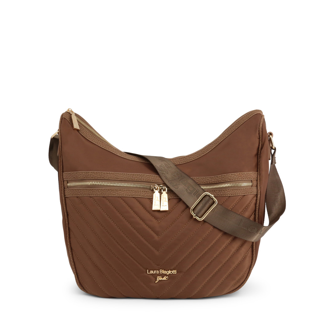 Damen Tasche Umhängetasche Handtasche Schultertasche Laura Biagiotti Bordeaux Braun Tabacco