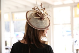 [148] Fascinator Haarschmuck Hüte Damen Kopfschmuck Haarreif Anlasshüte Hochzeit Neu